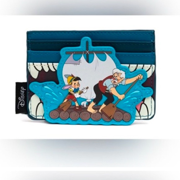 NWT! Disney Blue Wallet with Pinocchio 3D Design - Picture 2 of 5